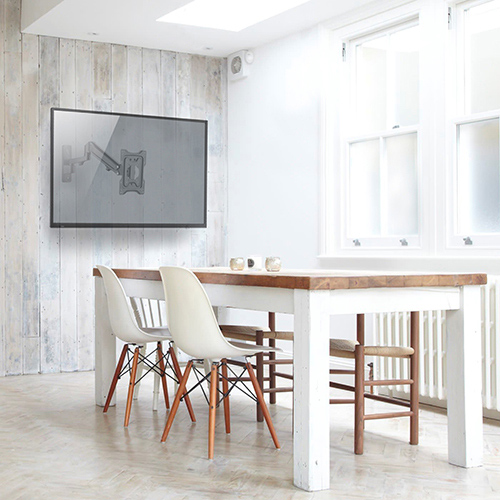 BRATECK επιτοίχια βάση για τηλεόραση 23-43" έως 23kg, full motion LDA33-222