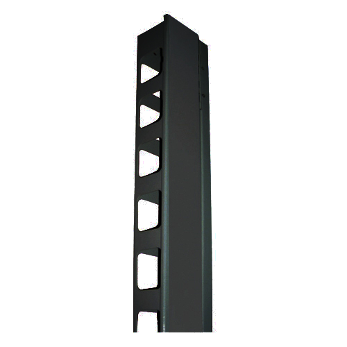 Steel ΟΔΗΓΟΣ ΚΑΛΩΔΙΩΝ 42U ΚΑΘΕΤΟΣ (2ΤΕΜ) BLACK RAL9005 9-5009