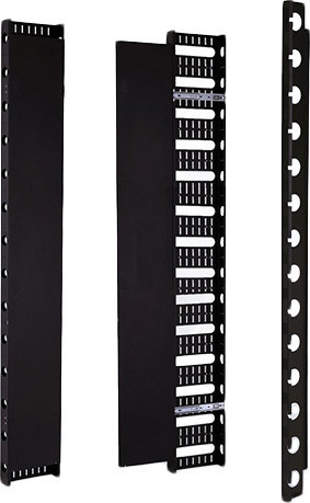 ELEGANT ΟΔΗΓΟΣ ΚΑΛΩΔΙΩΝ 42U ΚΑΘΕΤΟΣ (2ΤΕΜ) BLACK RAL9005 PABLORG42V