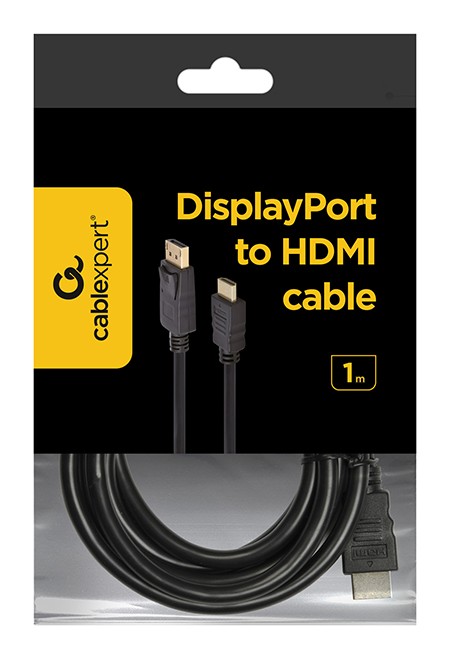 Cablexpert DisplayPort to HDMI cable 1m CC-DP-HDMI-1M