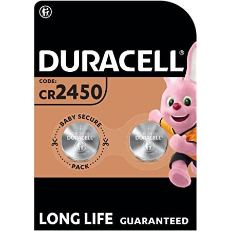 Duracell Electronics Μπαταρία Λιθίου Ρολογιών CR2450 3V 2τμχ DECR24502