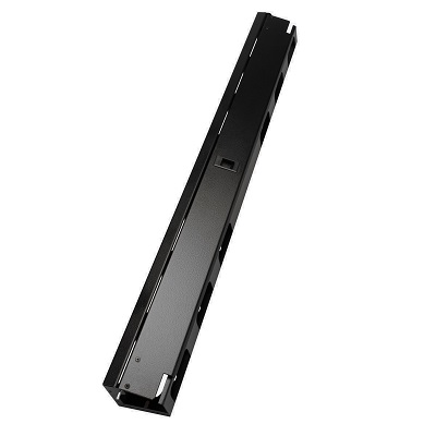 ΟΔΗΓΟΣ ΚΑΛΩΔΙΩΝ 42U ΚΑΘΕΤΟΣ (2 ΤΕΜ) BLACK RAL9005