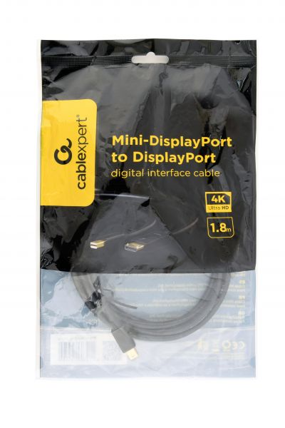 Cablexpert Mini DisplayPort to DisplayPort digital interface cable 1.8m CCP-mDP2-6