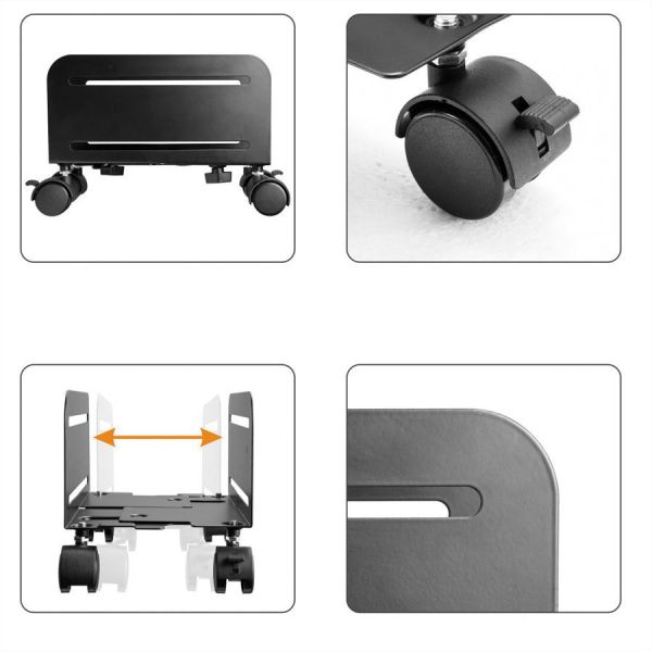 VALUE Mobile PC Stand Black - 17.99.1500