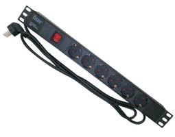 Safewell RACK ΠΟΛΥΠΡΙΖΟ 19' 1U 6 ΘΕΣΕΩΝ + ΔΙΑΚΟΠΤΗ 4000W 16A ΑΛΟΥΜΙΝΙΟ SW-1U6GKA