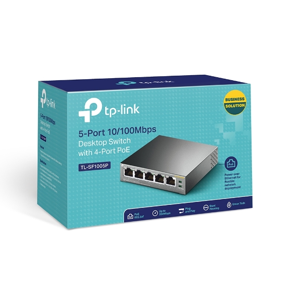 Tp-Link Switch 5 Port /4 Poe 58W TL-SF1005P v5