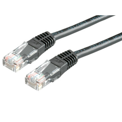 ROLINE UTP Patch Cord Cat.6 (Class E) black 1m 21.15.1535