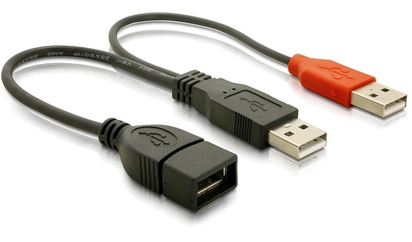 Delock Καλώδιο Διχάλα USB 2.0 Ρεύμα/Data 65306