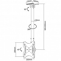 Τηλεσκοπική Βάση TV 14-42 έως 40kg