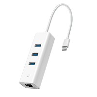 TP-LINK USB 2.0 3 Port Hub with USB-A / Ethernet Connection (UE330C) (TPUE330C)