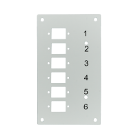ΠΡΟΣΟΨΗ 6 XDLC Front plates for Industrial Splice Distributor