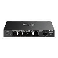 Tp-Link SWITCH 5-Port Gigabit+ 1*Gigabit SFP+ Smart Managed  4Port PoE+  63W PoE Power Desktop Steel Case