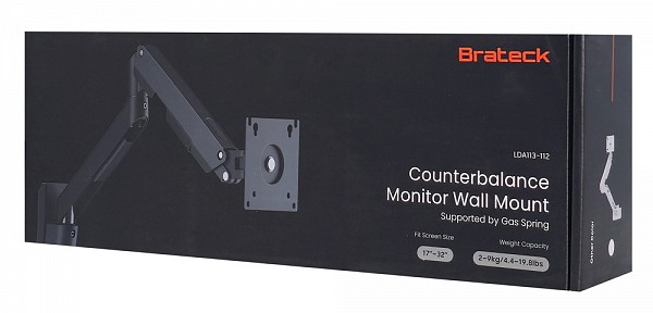 BRATECK επιτοίχια βάση οθόνης 17-32, έως 9kg LDA113-112