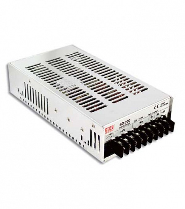 CONVERTER DC/DC 201.6W/36-72V/24V/8.4A SD-200C-24 MEAN WELL