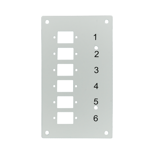 ΠΡΟΣΟΨΗ 6 XDLC Front plates for Industrial Splice Distributor