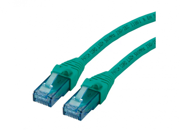 Roline UTP 1.5m Cat6a Πράσινο Component level LSOH snagless