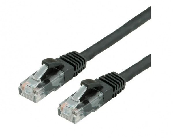 Value UTP 7m Cat6a Μαύρο snagless