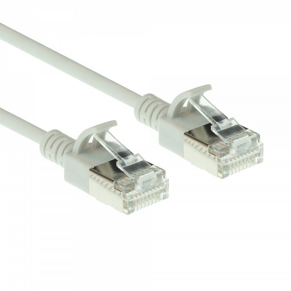 ACT U/FTP 1.5m Cat6a Γκρι Slim LSZH