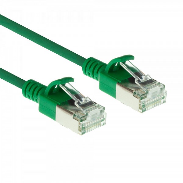 ACT U/FTP 7m Cat6a Πράσινο Slim LSZH