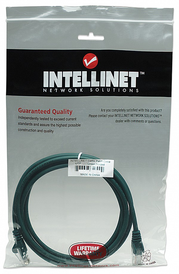 Intellinet UTP 1m Cat5e Πράσινο