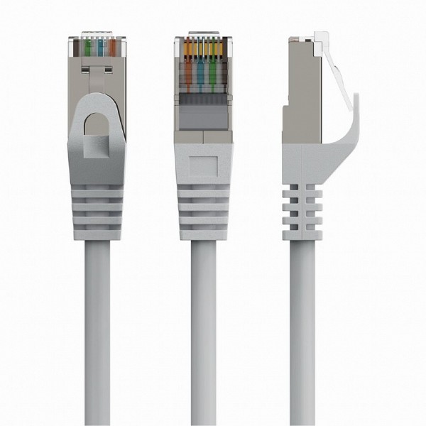 Cablexpert S/FTP Cat.6A LSZH patch cord, grey, 25m