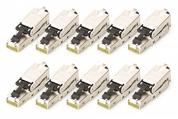 Digitus ΒΥΣΜΑ RJ45 CAT6a STP FIELD tool-free (10 pieces)