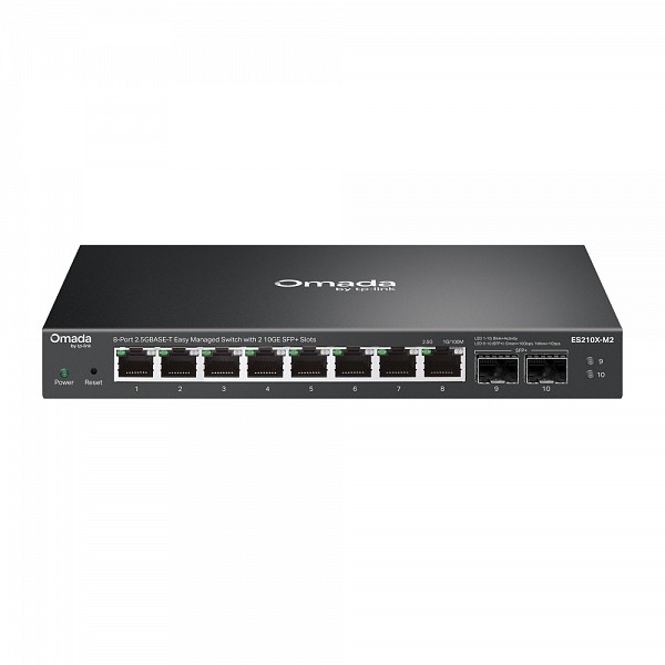 Tp-Link SWITCH Omada 8-Port 2.5G BASE-T Easy Managed with 2 10GE SFP+ Slots