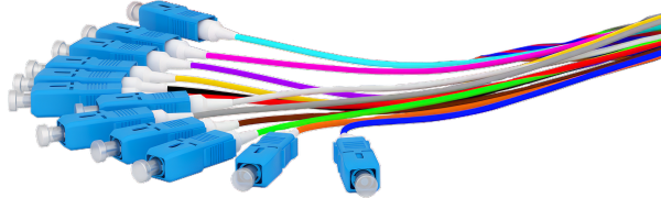 LG OPTIC PIGTAIL SC singlemode (12 τεμ.) multicolor G657A1