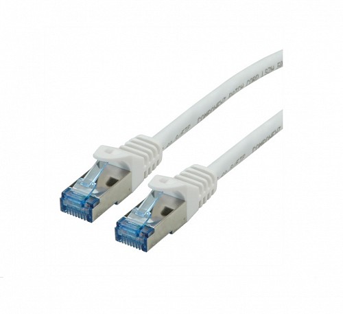 Roline SFTP 1m Cat6a Λευκο Component level LSOH 21.15.2861-100