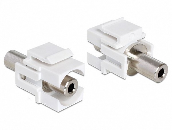 Delock KEYSTONE Stereo jack 3.5 mm female > Stereo jack 3.5 mm female 86322