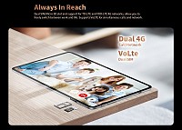 TECLAST tablet T40 Pro, 10.4 FHD, 8/128GB, Android 11, 4G, γκρι T40PRO-BK
