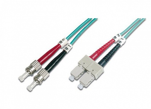 F/O LC-LC 3m 50/125 OM4 Flex angle boot