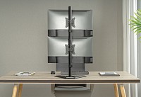BRATECK βάση γραφείου για 2 οθόνες 17-32 9kg ανά οθόνη MAXVESA:100 LDT66-T02V