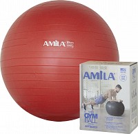 Μπάλα Γυμναστικής AMILA GYMBALL 65cm Κόκκινη 95846