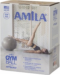 Μπάλα Γυμναστικής AMILA GYMBALL 65cm Κόκκινη 95846