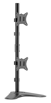 BRATECK βάση γραφείου για 2 οθόνες 17-32 9kg ανά οθόνη MAXVESA:100 LDT66-T02V