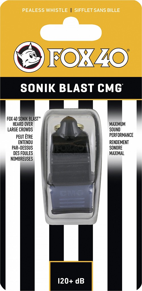 FOX Σφυρίχτρα FOX40 Sonik Blast Official CMG Μαύρη 92000008