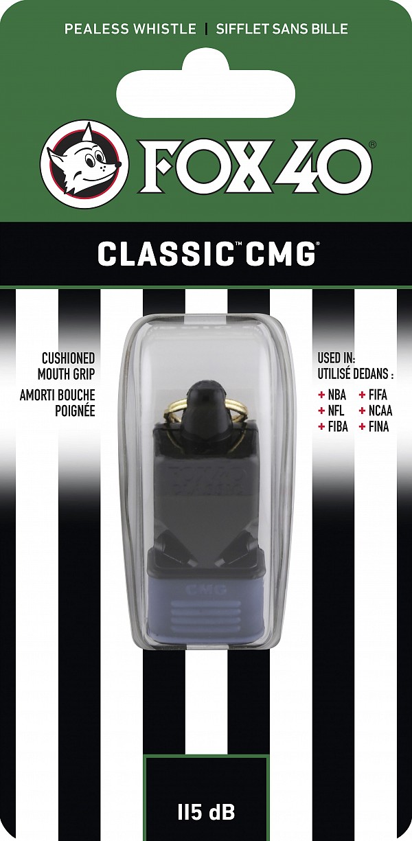 FOX Σφυρίχτρα FOX40 Classic CMG Μαύρη 96000008