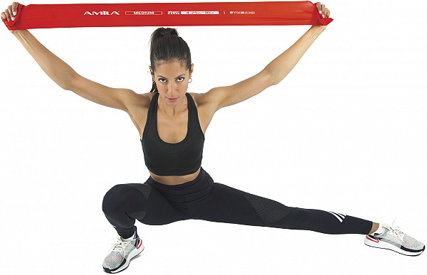 Λάστιχο Αντίστασης AMILA GymBand 2.5m Heavy 48188
