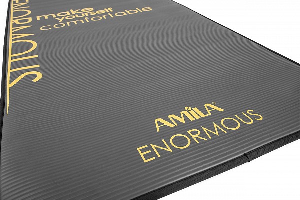 AMILA Στρώμα Γυμναστικής NBR Μαύρο ENORMOUS 81774