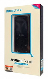 RUIZU MP3 player D29 με ηχείο, 1.8, 16GB, BT, ελληνικό μενού, μαύρο D29-16GB