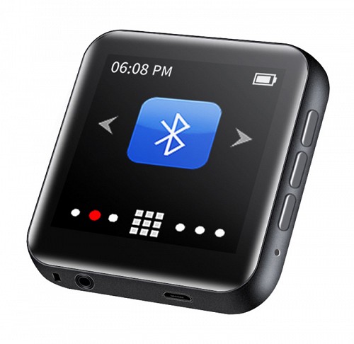 RUIZU MP3 player M4 με ηχείο, 1.8", 16GB, BT, ελληνικό μενού, μαύρο M4-16GB