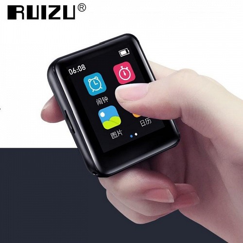 RUIZU MP3 player M4 με ηχείο, 1.8", 16GB, BT, ελληνικό μενού, μαύρο M4-16GB