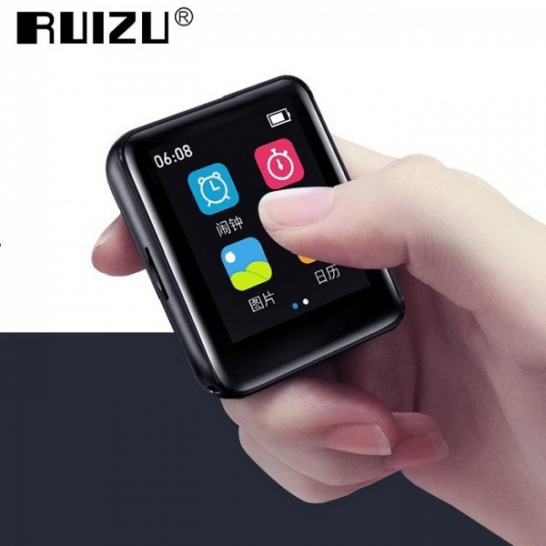 RUIZU MP3 player M4 με ηχείο, 1.8, 16GB, BT, ελληνικό μενού, μαύρο M4-16GB