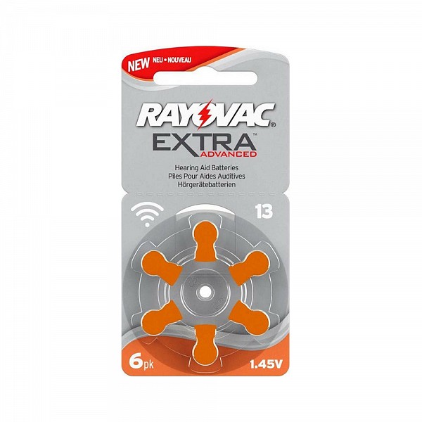 Rayovac Extra Advanced Μπαταρίες Ακουστικών Βαρηκοΐας 13 1.45V  (RAYPR48)