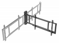 BRATECK επιτοίχια βάση επεκτεινόμενη TV 32-75 50kg MAXVESA:600x400 PLB-M06H