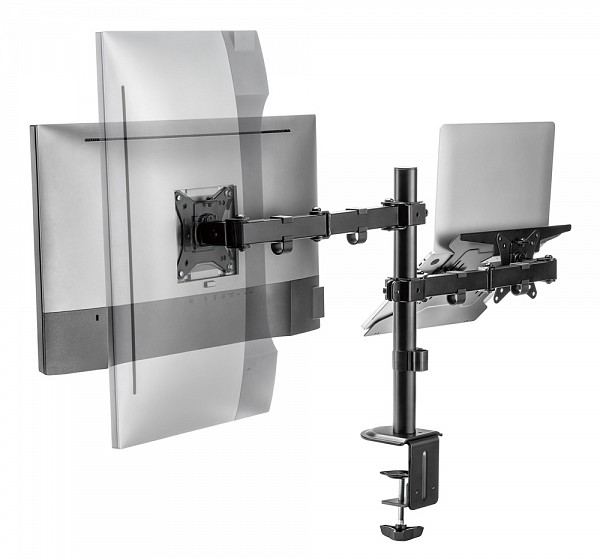 BRATECK βάση γραφείου οθόνης 13-32 & laptop έως 9kg LDT66-C024ML