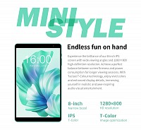 TECLAST tablet P85T, 8 HD, 4/64GB, Android 13, 5000mAh, μπλε P85T-BL