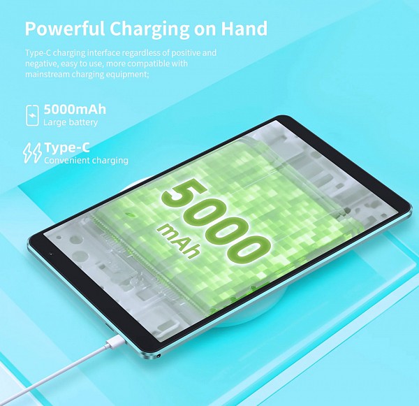 TECLAST tablet P85T, 8 HD, 4/64GB, Android 13, 5000mAh, μπλε P85T-BL