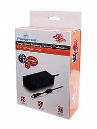 POWERTECH τροφοδοτικό laptop για HP, 90W, 18.5V - 4.9A PT-119